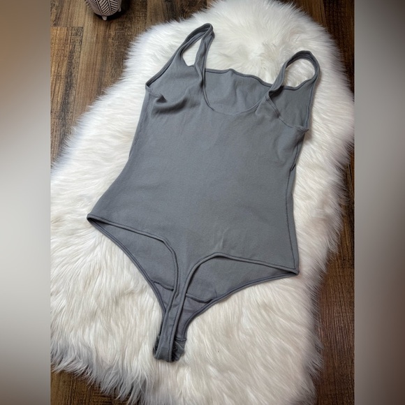 SKIMS Stretch Cotton Rib Bodysuit in Pacific 2X NWT - Picture 6 of 7